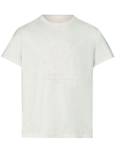 T-shirt di cotone Maison Margiela bianco