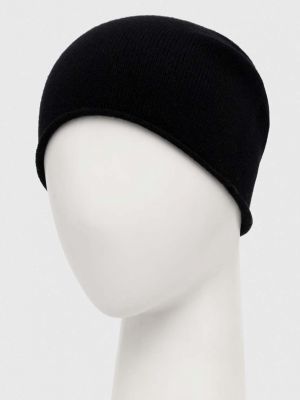 Dzianinowa czapka wełniana Answear Lab czarna