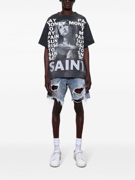 T-shirt Saint Mxxxxxx schwarz