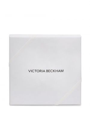 Jedwabne podkolanówki Victoria Beckham szare
