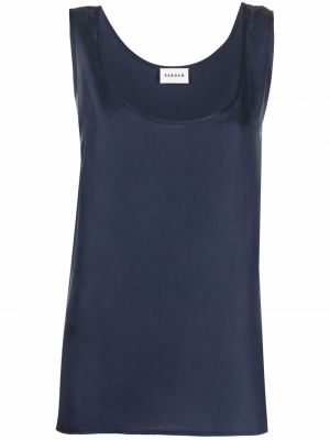 Silke tank top ermeløs P.a.r.o.s.h. blå