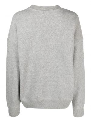 Sweatshirt aus baumwoll mit rundem ausschnitt Autry grau