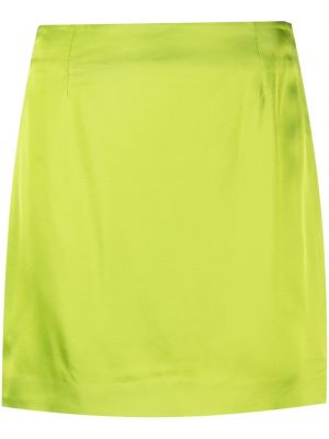 Saténové mini sukně Manuel Ritz zelené