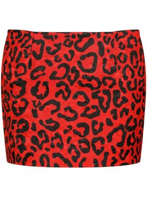 Minirock mit print mit leopardenmuster Dolce & Gabbana