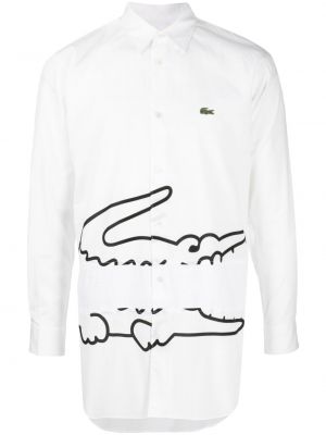 Puuvilla paitapusero Comme Des Garcons Shirt valkoinen