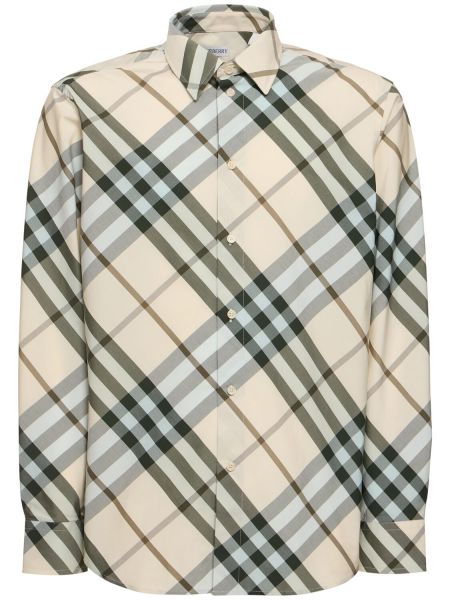 Kockovaná bavlnená košeľa Burberry