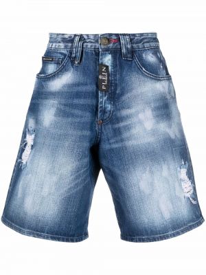 Jeans-shorts Philipp Plein blå