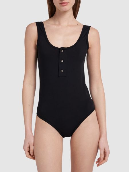 Maillot de bain une pièce en nylon Bottega Veneta noir