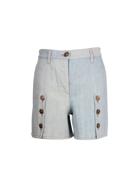 Retro shorts aus baumwoll Chanel Vintage blau