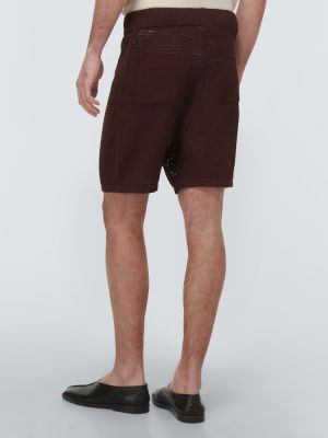 Bermuda kratke hlače Nanushka smeđa
