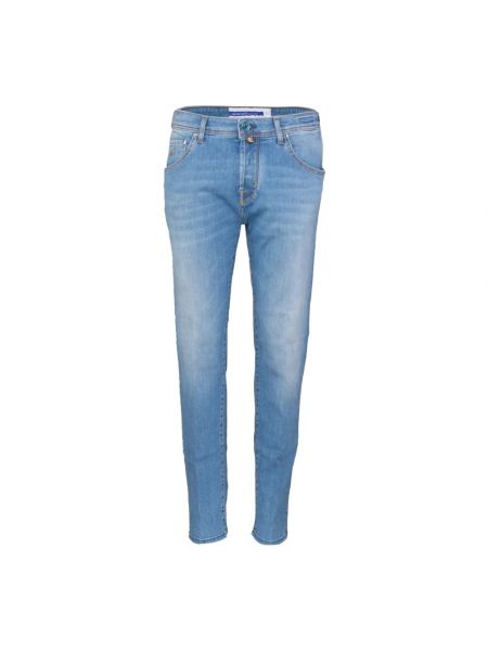 Niebieskie jeansy skinny Jacob Cohen