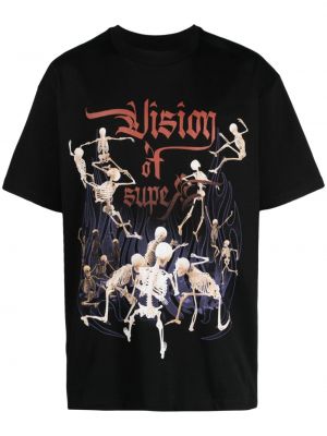T-shirt con stampa Vision Of Super nero