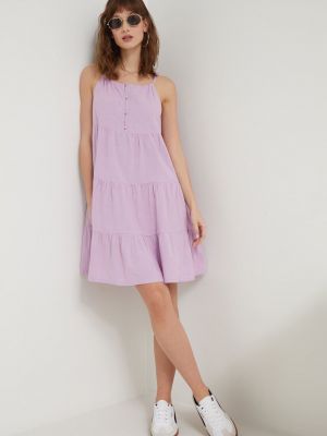 Sukienka mini Roxy fioletowa