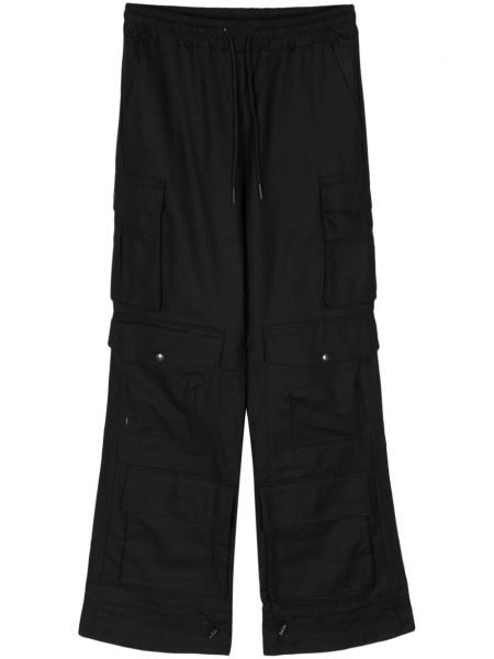 Pantalon cargo en coton avec poches Mauna Kea noir