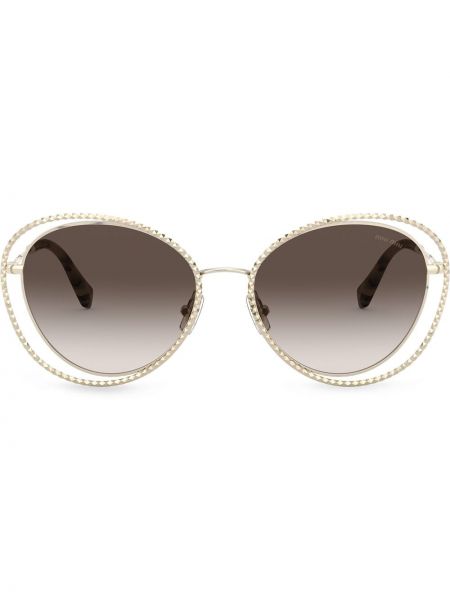 Gafas de sol Miu Miu Eyewear dorado