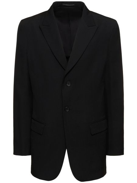 Volnena jakna Yohji Yamamoto črna