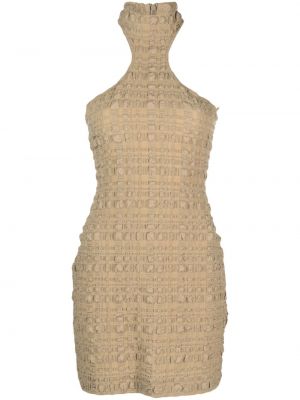 Kockované šaty Nanushka