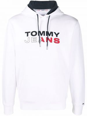 Bluza z nadrukiem z printem Tommy Jeans, biały