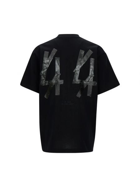 Camiseta con estampado 44 Label Group negro