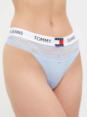 Stringi Tommy Jeans niebieskie
