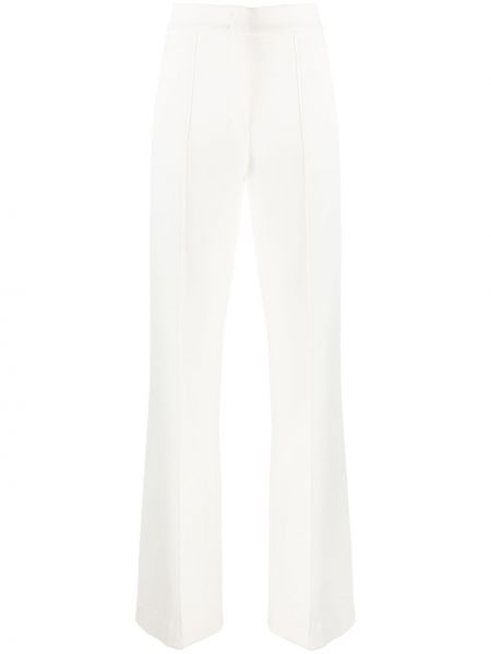Pantalones de cintura alta bootcut Dorothee Schumacher blanco