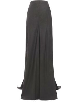 Расклешенная юбка-карандаш Mien X-Long Ann Demeulemeester, темно-коричневый