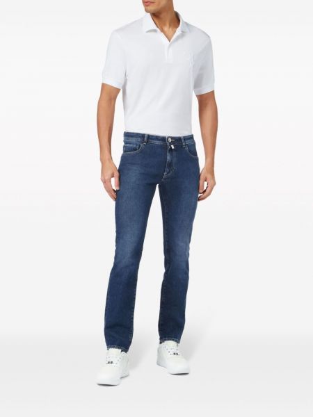 Slim fit skinny džíny s nízkým pasem Billionaire modré