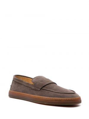 Slip-on seemisnahksed loafer-kingad Henderson Baracco pruun