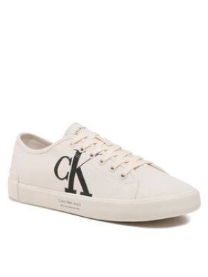 Chaussures de ville oversize oversize Calvin Klein Jeans blanc