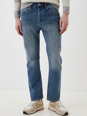 Голубые прямые джинсы Berna