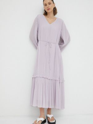 Dlouhé šaty Bruuns Bazaar fialové