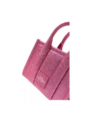 Bolso shopper de cuero Marc Jacobs rosa