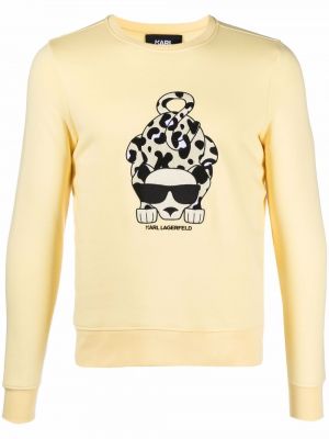 Sweatshirt Karl Lagerfeld gul