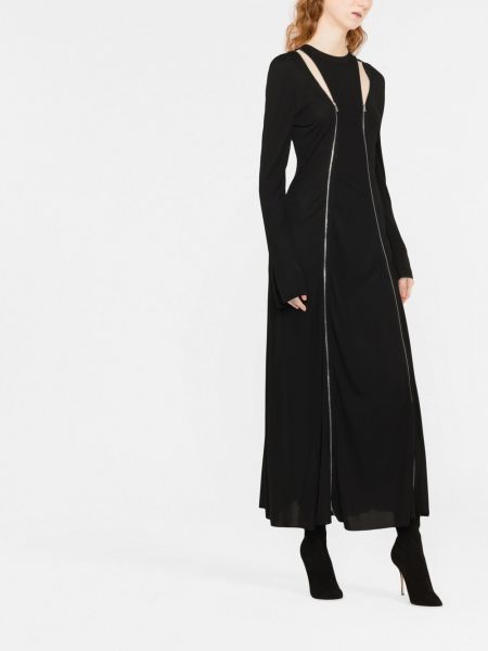Robe longue Victoria Beckham noir