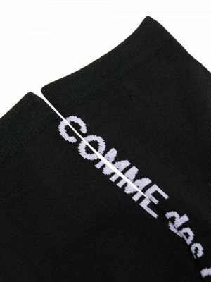 Ponožky s potiskem Comme Des Garçons černé