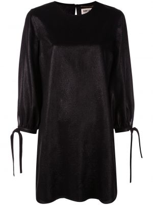 Vestido de cóctel ajustado Saint Laurent negro