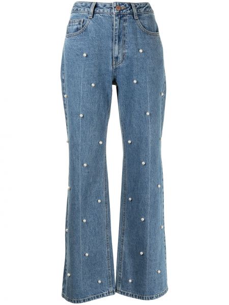 Mom jeans Sjyp - Niebieski
