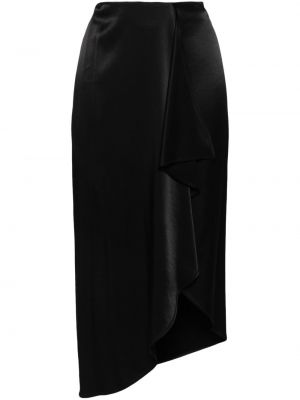 Asymetrická sukňa Moschino čierna