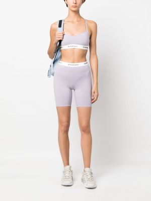 Crop top Sporty And Rich fioletowy