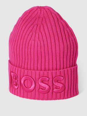 Różowa czapka Boss