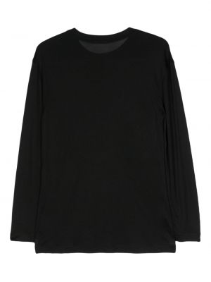 Hedvábné tričko Lemaire černé