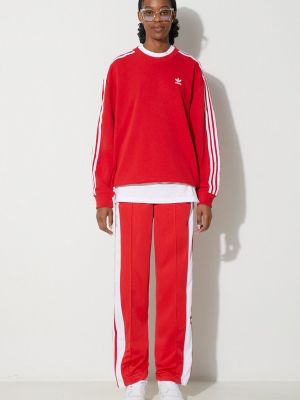 Donji dio trenirke s printom Adidas Originals crvena