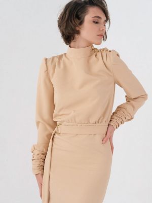 Платье Lipinskaya Brand бежевое