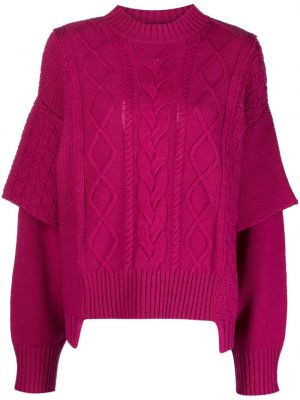Žakarda džemperis Khrisjoy rozā