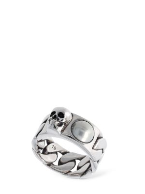 Gyűrű gyöngyökkel Alexander Mcqueen ezüstszínű