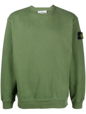 Bomull sweatshirt Stone Island grønn