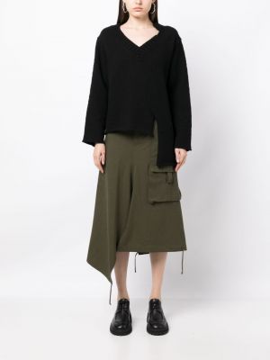 Asymetrické midi sukně Yohji Yamamoto
