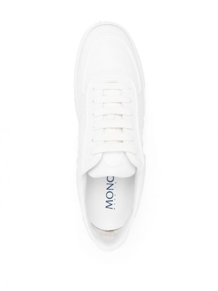 Sneakers di pelle Moncler bianco