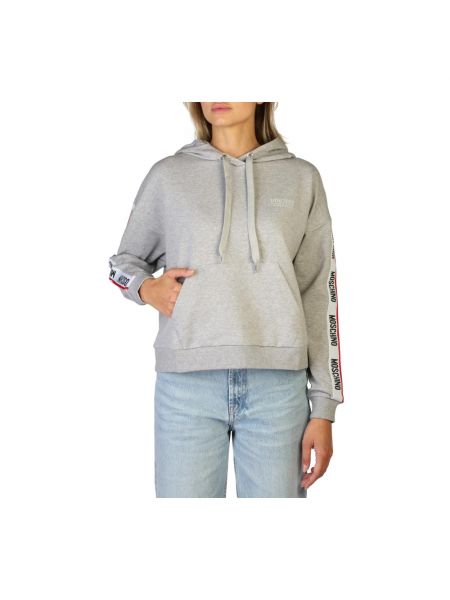 Hoodie Moschino gris