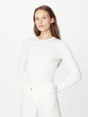 Tricou cu mânecă lungă A-view alb